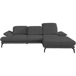 Stylife Ecksofa , Anthrazit , Textil , Ottomane rechts, L-Form , 289x180 cm , Stoffauswahl, seitenverkehrt erhältlich, Hocker erhältlich , Wohnzimmer, Sofas & Couches, Wohnlandschaften, Ecksofas