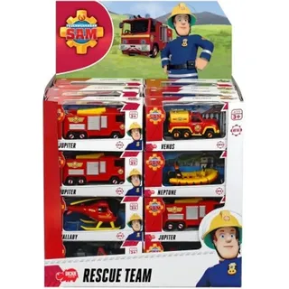 Feuerwehrmann Sam Fahrzeuge 1:64 in einer Box 8 Designs mix p32 Preis pro Stück