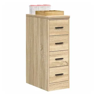 vidaXL Garagen-Aufbewahrungsschrank Sonoma-Eiche Massivholz Kiefer