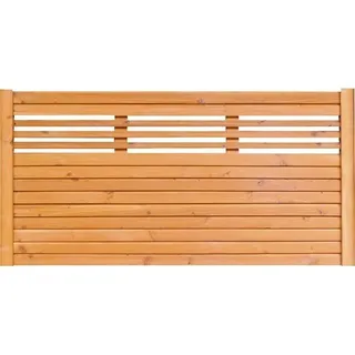 Vorgartenzaun, Bausatz BuildiFix-Zauntyp A 180 x 90 cm kirschbaum