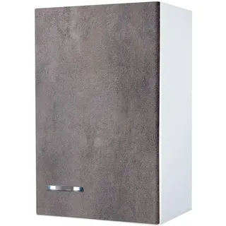 Hängende Negrari Comfort FH345DCGSX Holz Montiert Weiß Grau Corten 45x32 H70