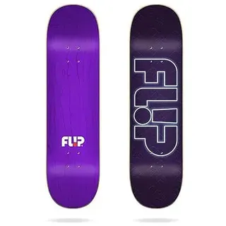 Jart Odyssey Neon Purple 8.0"x31.85" Flip Deck Skateboard, Mehrfarbig (Mehrfarbig), Einheitsgröße