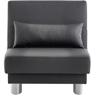 Home Affaire Schlafcouch 2-Sitzer Schwarz