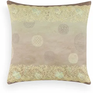 Bassetti KISSENHÜLLE TWILL zu TW PALLAVICINO GRIGIO 100% Baumwolle Lizens/Zertifikat: 40x40 florales Muster *9329863 HW 2024 Neuheiten
