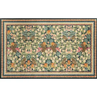Wash+Dry Fußmatte, Garden Luxe Blue", 75x120cm, innen und außen, waschbar
