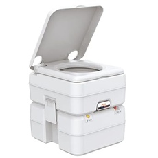 SEAFLO Tragbare Toilette für Wohnmobil, Boot und Camping (5,3 Gallonen – multifunktional)