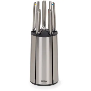 Joseph Joseph Elevate Stahlmesser-Set 5-teilig mit drehbarem Messerblock