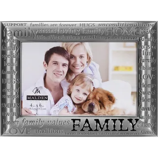 Malden Bilderrahmen Family Expressions Silber 10,2x15,2 cm 2er Set