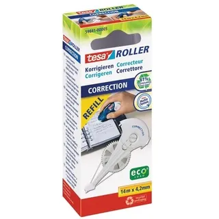 Tesa Korrekturroller Nachfüllkassette 4,2 mm Weiß 14 m