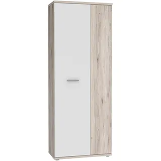 Forte NET106 Schrank 70 180 68,9 x 179,1 x 34,8 cm Weiß