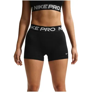 Nike Damen W Np 365 3" Shorts, Black/White, L