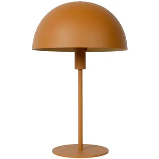 Lucide Tischleuchte , Messingfarben, Currygelb , Metall , rund , 40 cm , RoHS, Reach , Schnurschalter , Lampen & Leuchten, Innenbeleuchtung, Tischlampen, Tischlampen
