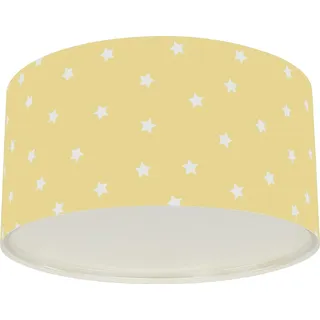 Dalber Star Light Sterne Gelb, Deckenlampe Kinderzimmer, 82216A, E27