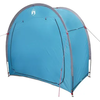 Fahrradgarage mit Dach mit Speicher Blau 210 x 90 x 174 cm - Blau
