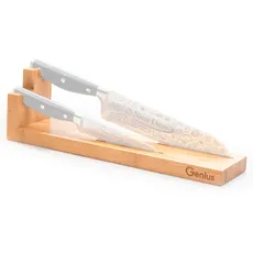 Genius Messerblock »Nicer Dicer Knife Pro«, perfekter Aufbewahrungsort für Messer, Bambus, beige
