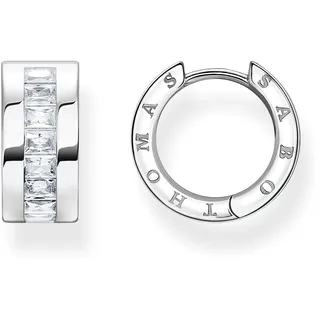 Thomas Sabo Creolen weiße Steine Pavé silber Recyceltes 925 Silber CR670-051-14