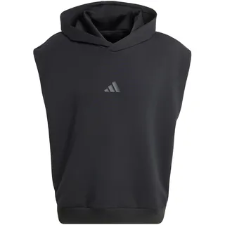 adidas Men's Soft LUX Hooded Vest, Black, 4XL Tall