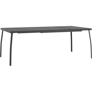 vidaXL Gartentisch 200 x 100 x 71 cm Anthrazit