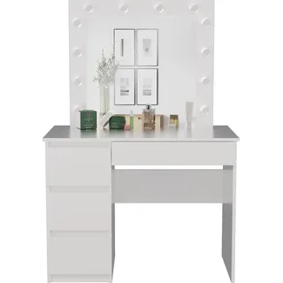 Topeshop Z.MIJAS L MARINA L Schminkkommode für Schlafzimmer - Weiß