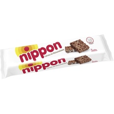 Nippon Puffreis mit Milch Schokolade 200g – Knuspriger Puffreis und Cerealien umhüllt in feinster Milchschokolade (1 x 200g)