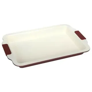 Auflaufform mit Lasagneform Bratenform Backform Kuchenform eckig Silikongriffen