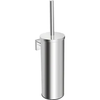 Evenes WC-Bürstengarnitur Elean mit Deckel mit Wandhalter, Messing verchromt