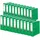 Original Falken 20er Pack PP-Color Kunststoff-Ordner. Made in Germany. 8 cm breit DIN A4 Pastell-Farbe hellgrün Ringordner Vegan Aktenordner Briefordner Büroordner Plastikordner Schlitzordner