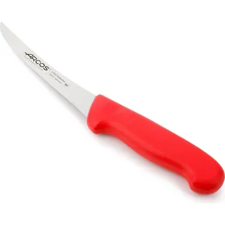 Halbflexibles Ausbeinmesser Arcos 2900- Prof 291222 mit Nitrum-Einsätzen aus rostfreiem Stahl und mango ergonomischem roten Polypropylen und 14-cm-Klinge, Vitrine - Rot