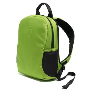Momo Design Rucksack für Herren, Polyurethan, Schwarz, mit Reißverschluss und Seitentaschen, 39x27x12 cm