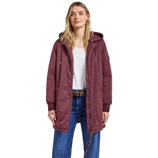 Street One Damen Langer Blouson mit Kapuze