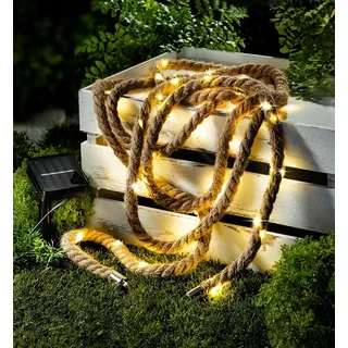Weltbild Solar-Lichterkette Seil 60 LEDs ca.400 cm lang