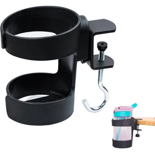 Becherhalter Schreibtisch Flaschenhalter Tisch GeträNkehalter, Cup Holder Einstellbar Trinkbecherhalter Clip, Schreibtisch ZubehöR Becherhalter BüRo Becher Halterung Tischplatte/Gaming, 1 StüCk