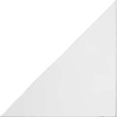 Bild Dreiecktaschen selbstklebend glatt 140 cm, 100 St.
