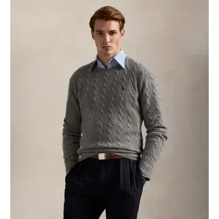 Polo Ralph Lauren für Herren. 710876762012 Grauer Pullover aus Wolle und Kaschmir (S), Lässig, Klassisch