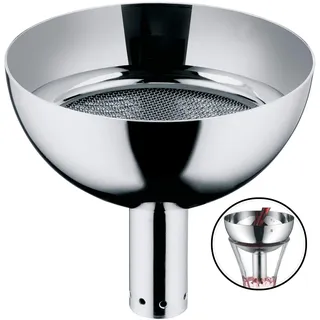 WMF Vino Dekantiertrichter mit feinen Löchern 9 cm, Cromargan Edelstahl, gegen Kork- oder Depotreste, spülmaschinengeeignet