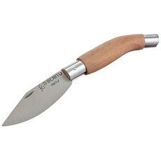 Flores Cortés Messer mit doppelter Zwinge aus Edelstahl, Klinge 100 mm