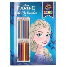 Boek Specials Nederland BV Color by Number - Frozen