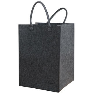 Dune Design 100L Filz Wäschesammler 43x38x60cm XL Universal-Filz-Tasche Faltbarer Wäschekorb