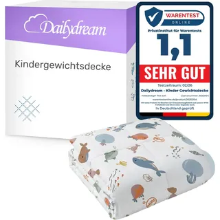 Gewichtsdecke für Kinder aus 100% Baumwolle, Edition "Ocean" 2,5 KG / 90x120cm