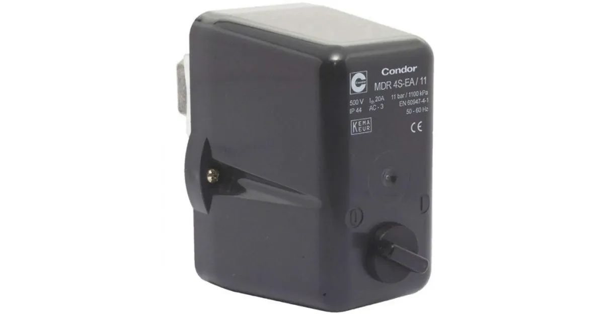 Condor Druckschalter Typ MDR 3/11 EA EV 3S R 3/16 Anschluss F4 G1/2 103046