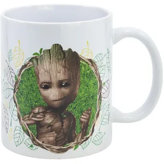 Stor Keramiktasse Guardians of the Galaxy 325ml - Frühstückstasse mit Originalem Sublimationsdruck - Offizielles Marvel Produkt - Ideal für Kaffee und Tee