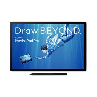 Wacom MovinkPad Pro 14 Zeichentablet – Stift-auf-Papier-Gefühl mit OLED-Display für echtes Schwarz, außergewöhnlichen Kontrast, schnelle Reaktionszeit, Premium Textured Glass, ultrapräziser Pro Pen 3