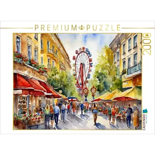 CALVENDO Puzzle Wiener Prater | 2000 Teile Lege-Größe 90x67cm Foto-Puzzle für glückliche Stunden