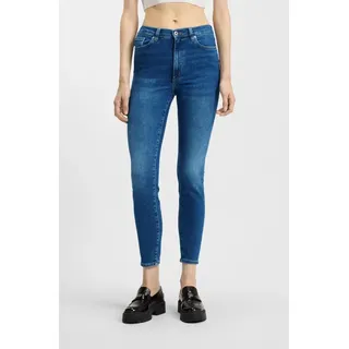 HUGO BOSS HUGO Blue Skinny-fit-Jeans »Malu« Skinny Fit mit mittlerer Leibhöhe, blau