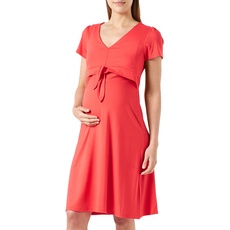 Noppies Damen Dress Cali Nursing Short Sleeve Kleid, Bittersweet - P086, 34 EU