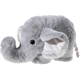 HEUNEC Kuscheltier Kuma Türstopper Elefant 30 cm Grau