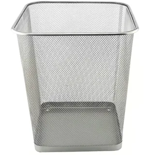 D.RECT Papierkorb 18 l Silber