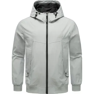 Outdoorjacke RAGWEAR "Outdoorjacke Tyller", Herren, Gr. XXL, grau (light grau), Obermaterial: 74% Baumwolle CO. 26% Nylon NY.  Obermaterial: Futter: 100% Polyester PES., Jacken Outdoorjacke