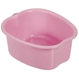 Relaxdays Fußbadewanne, rosa