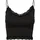 Onlvicky LACE SEAMLESS CROPPED Top black
